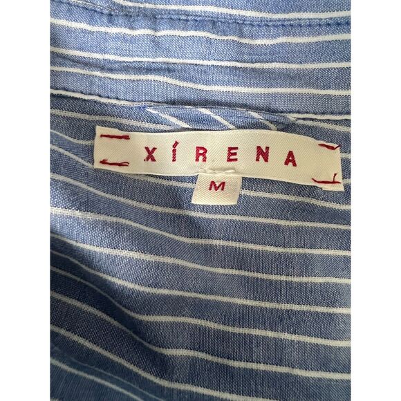 XiRENA Blue and White Striped Maxi Dress - Picture 7 of 10